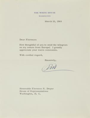 Lot #183 Richard Nixon Typed Letter Signed as President - Image 2