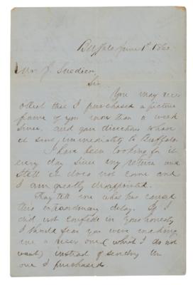 Lot #126 Millard Fillmore Autograph Letter Signed
