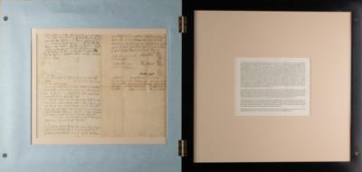 Lot #6 John Adams Autograph Document Signed - Image 3