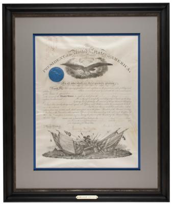 Lot #35 Abraham Lincoln Document Signed as President - Image 2