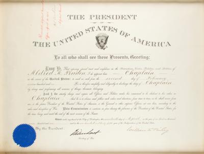 Lot #175 William McKinley Document Signed as President - Image 2