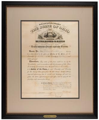 Lot #152 Rutherford B. Hayes Document Signed - Image 2