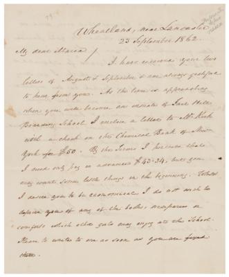 Lot #87 James Buchanan Autograph Letter Signed
