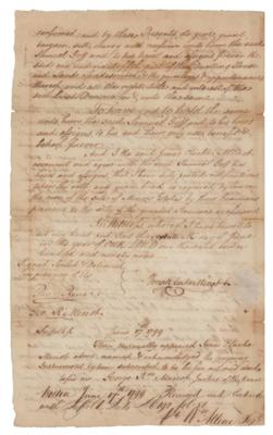 Lot #289 Paul Revere Document Signed - Image 2