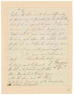 Lot #504 John Burgoyne Letter Signed - Image 3