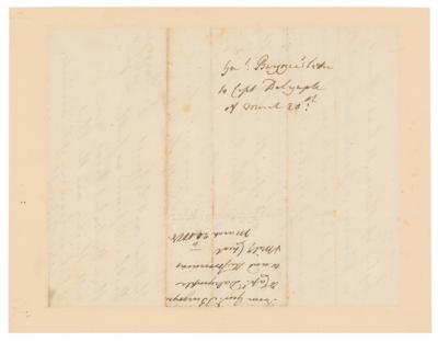 Lot #504 John Burgoyne Letter Signed - Image 4