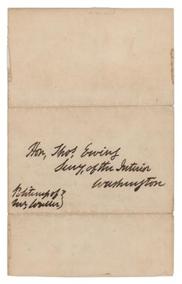 Lot #30 Zachary Taylor Autograph Letter Signed as President - Image 3