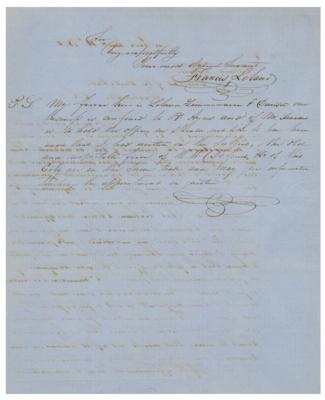 Lot #127 Millard Fillmore Autograph Endorsement Signed as President - Image 2