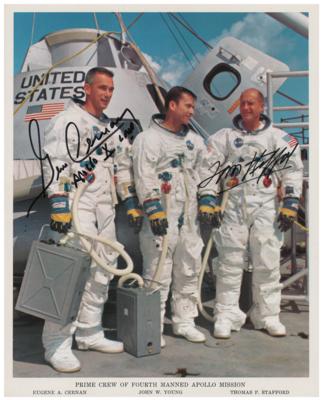 Lot #645 Apollo 10: Cernan and Stafford Signed Photograph