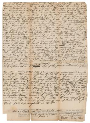 Lot #455 Robert Treat Paine Document Signed