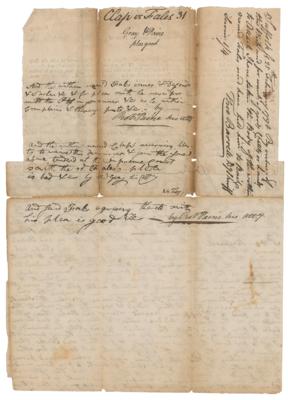 Lot #455 Robert Treat Paine Document Signed - Image 3