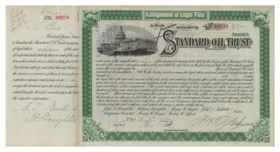 Lot #377 Henry Flagler Document Signed - Image 1