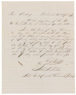 Lot #515 John A. Packer Autograph Letter Signed - Image 1