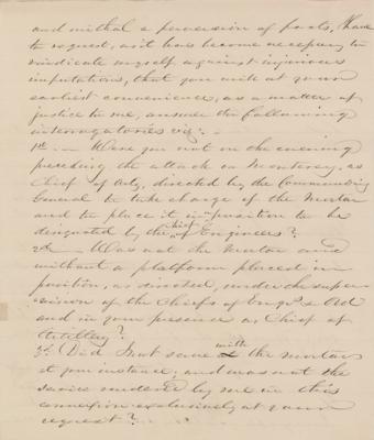 Lot #601 George D. Ramsey Autograph Letter Signed - Image 2