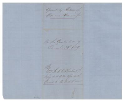 Lot #552 Charles G. Harker Document Signed - Image 2