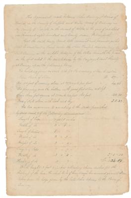 Lot #13 John Quincy Adams Document Signed - Image 1