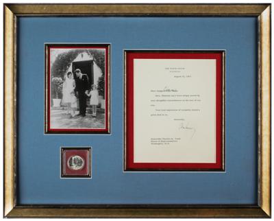 Lot #67 John F. Kennedy Typed Letter Signed as President on the Loss of His Infant Son, Patrick - Image 1