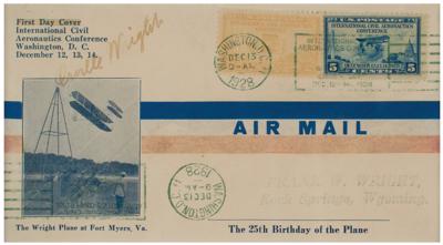 Lot #622 Orville Wright Signed '25th Anniversary' Cover - Image 2