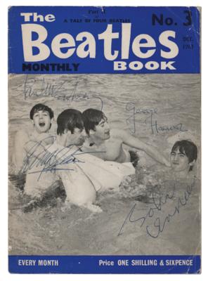 Lot #841 Beatles Signed 'Beatles Book' from October 1963