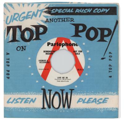 Lot #840 Beatles 45 RPM Demonstration Single for 'Love Me Do'