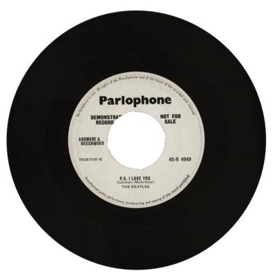 Lot #840 Beatles 45 RPM Demonstration Single for 'Love Me Do' - Image 2