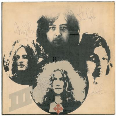 Lot #850 Led Zeppelin Signed Album