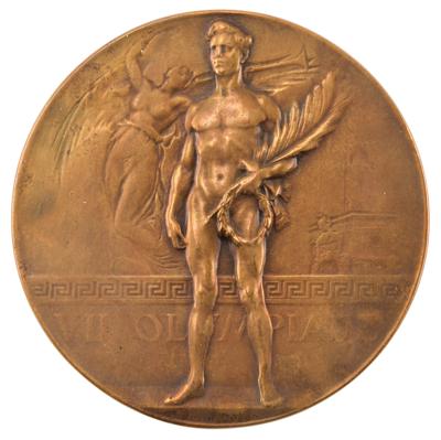 Lot #6018 Antwerp 1920 Olympics Bronze Winner’s Medal