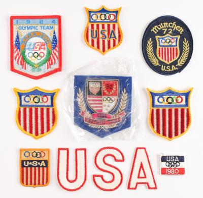 Lot #6183 Team USA Team Members' Olympic Patch Collection