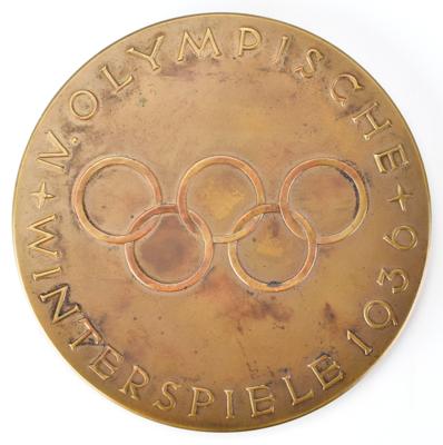 Lot #6035 Garmisch 1936 Winter Olympics Bronze Winner’s Medal with Diploma - Image 2