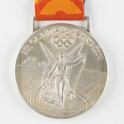 Lot #6163 Athens 2004 Summer Olympics Silver Winner's Medal