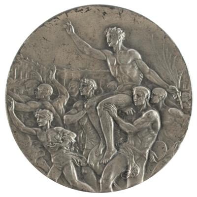 Lot #6030 Los Angeles 1932 Summer Olympics Silver Winner’s Medal - Image 2