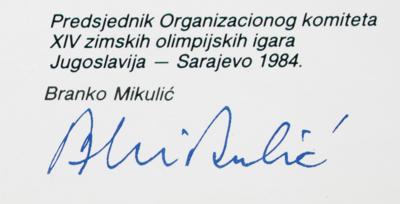 Lot #6118 Sarajevo 1984 Winter Olympics Participation Diploma - Image 2