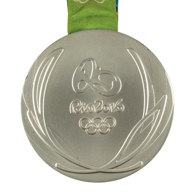 Lot #6174 Rio 2016 Summer Olympics Silver Winner's Medal - Image 1