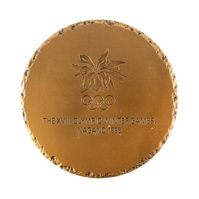 Lot #6155 Nagano 1998 Winter Olympics Participation Medal - Image 2