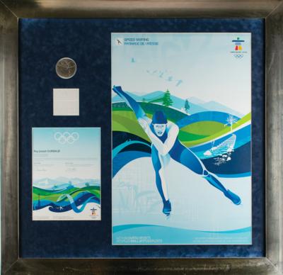Lot #6171 Vancouver 2010 Winter Olympics Participation Medal and Diploma - Image 3