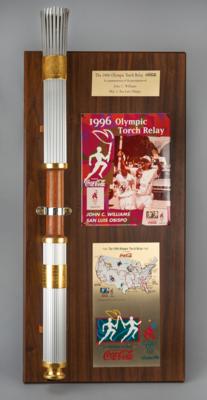 Lot #6148 Atlanta 1996 Summer Olympics Torch Carried by Gold Medalist Archer John Williams