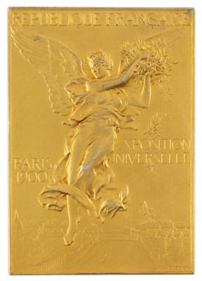 Lot #6003 Paris 1900 Olympics Gilt Silver Winner's
