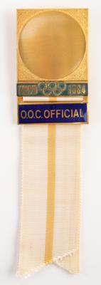 Lot #6072 Tokyo 1964 Summer Olympics 'Olympics Organizing Committee Official' Badge