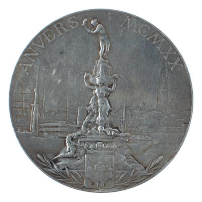 Lot #6020 Antwerp 1920 Olympics Gold Winner's Medal - Image 2