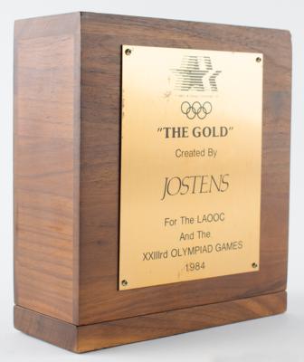 Lot #6123 Los Angeles 1984 Summer Olympics Sample Gold Winner's Medal - Image 5