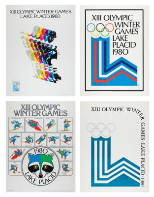 Lot #6103 Lake Placid 1980 Winter Olympics (4) Posters