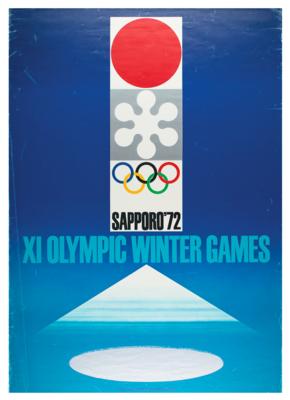 Lot #6084 Sapporo 1972 Winter Olympics Poster