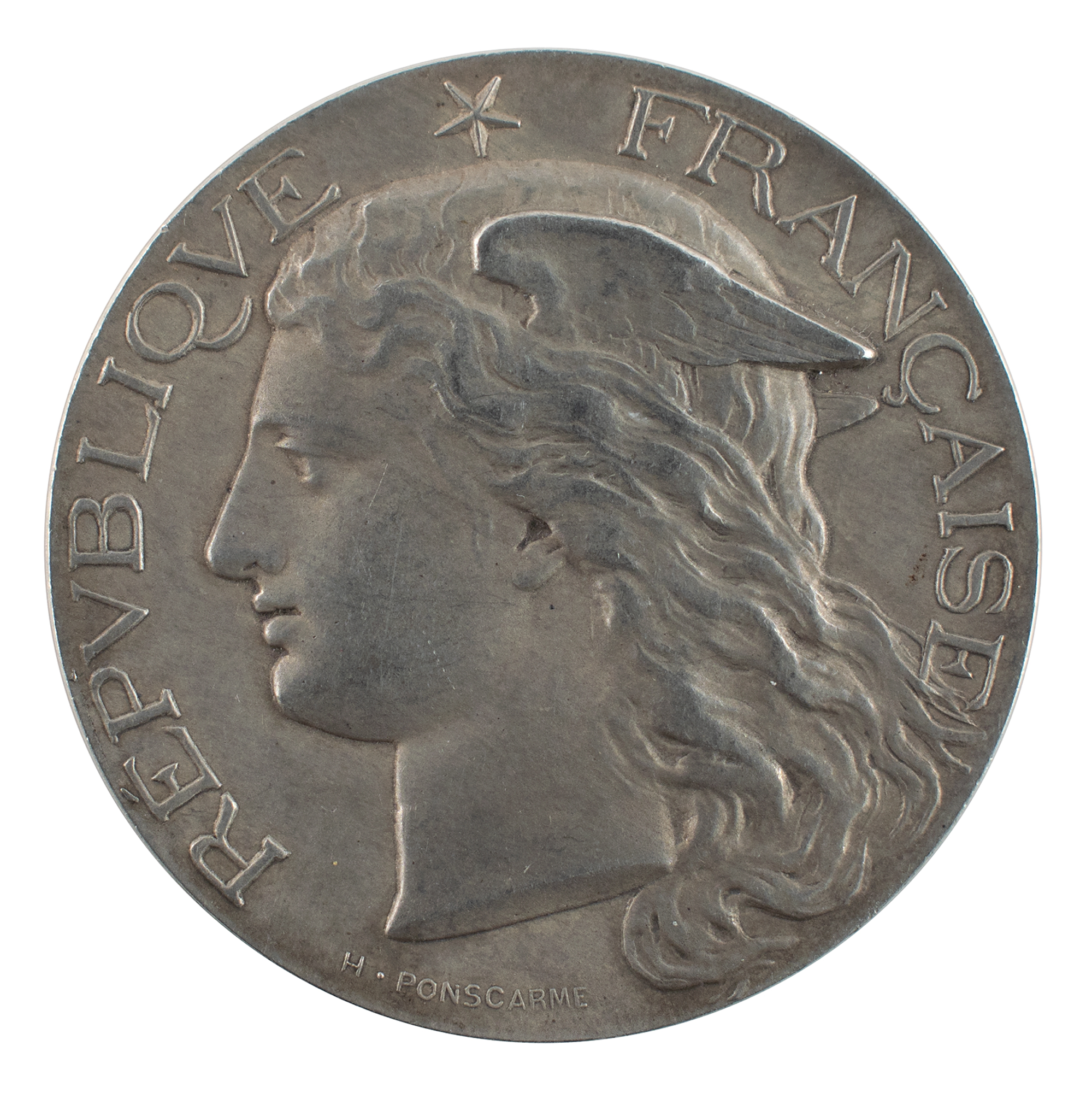 Lot #6007 Paris 1900 Olympics 'Equestrian Judge' Participation Medal