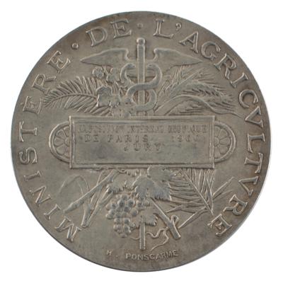 Lot #6007 Paris 1900 Olympics 'Equestrian Judge' Participation Medal - Image 2