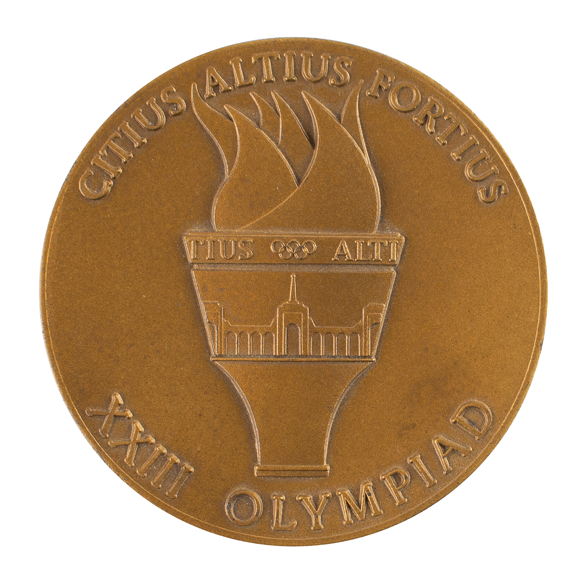Lot #6126 Los Angeles 1984 Summer Olympics Participation Medal