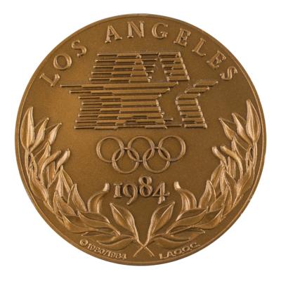 Lot #6126 Los Angeles 1984 Summer Olympics Participation Medal - Image 2