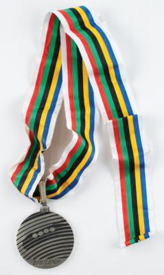 Lot #6075 Grenoble 1968 Winter Olympics Silver Winner's Medal - Image 2