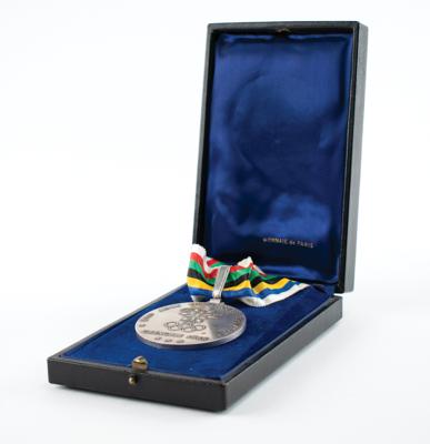 Lot #6075 Grenoble 1968 Winter Olympics Silver Winner's Medal - Image 5