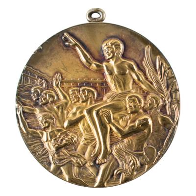 Lot #6125 Los Angeles 1984 Summer Olympics Gold Winner's Medal - Image 4