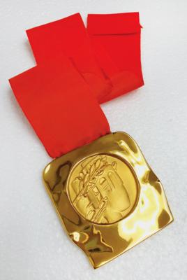 Lot #6115 Sarajevo 1984 Winter Olympics Gold Winner's Medal - Image 1
